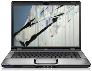 Broken Laptop Screen